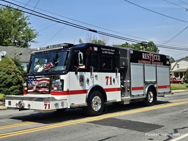 Rescue 71 of the Bainbridge Fire Company