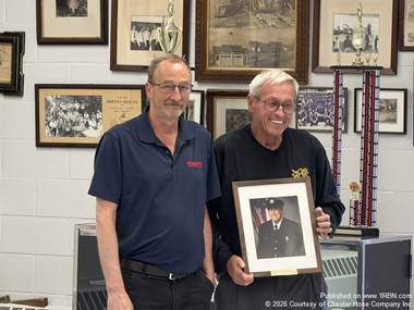 Veteran Volunteer Recognized for 50 Years in Chester