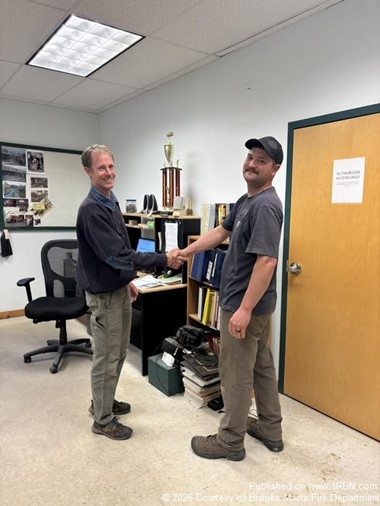 Brooks Fire Department Announced Harriman’s Promotion