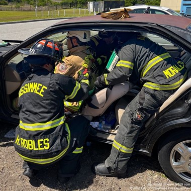Crews Train on KED Use for Patient Stabilization