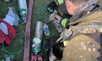 Residential Fire Extinguished; Pets Rescued and Revived