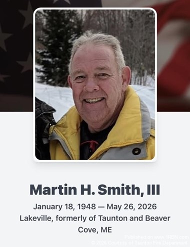 Taunton Fire Department Mourns Loss of Retired Firefighter Marty Smith