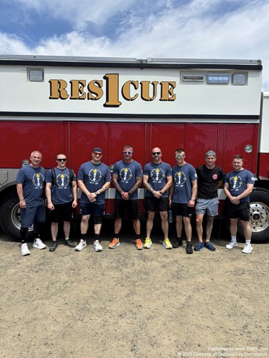 Guilford Firefighters Participate in Special Olympics Torch Run