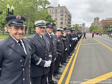 Ludlow Firefighters Honor Fallen Boston Firefighter Bobby Kilduff Jr.