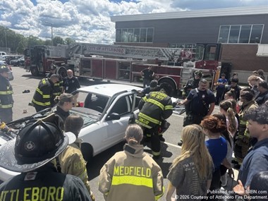 Attleboro Fire Department Brings Fire Service Training to High School Students