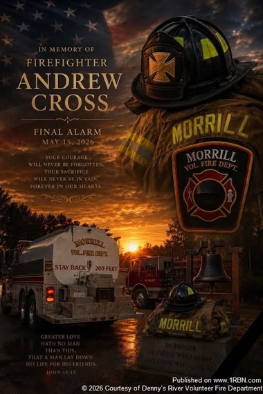 Emergency Services Agencies Paid Tribute to Fallen Firefighter