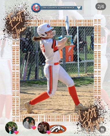 Junior Firefighter Lizzy Pflieger Earns All-Conference Honors