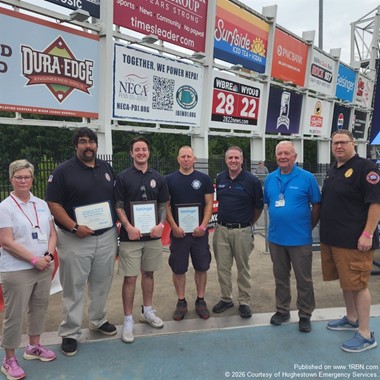 Three Hughestown Responders Recognized for Outstanding Service