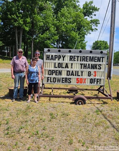Whately Fire Department Recognized Lola