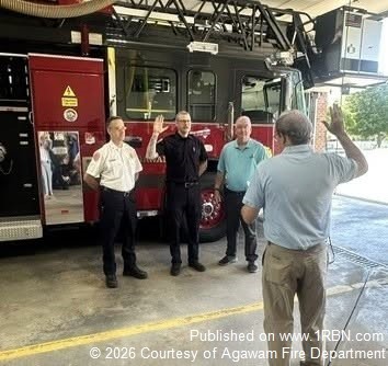 Agawam Fire Department Welcomed New Firefighter Paramedic