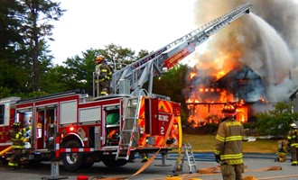 Lightning Strike Sparks Fire that Destroys Home in Shelburne