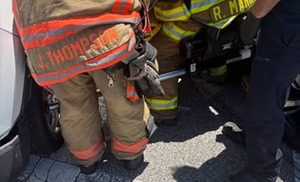 Vehicle Collision on Tanger Outlets Boulevard Requires Extrication