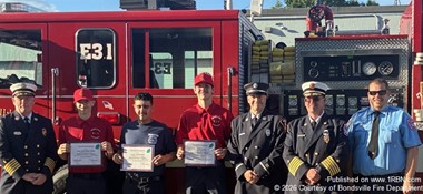 Bondsville Auxiliary Members Graduated Firefighter Program