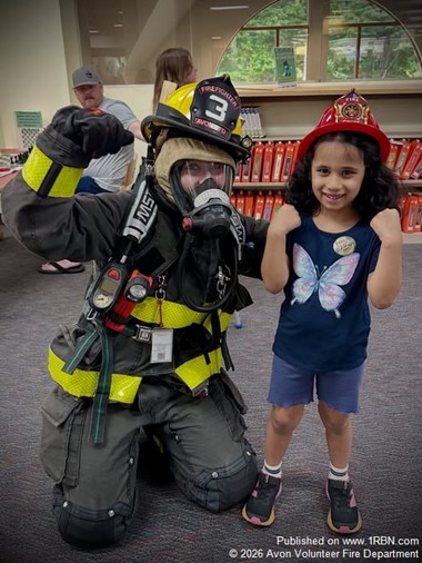 Avon Firefighters Bring Fire Safety Education to Local Families