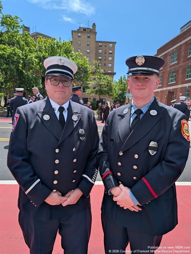 Firefighters Join National Tribute to Boston