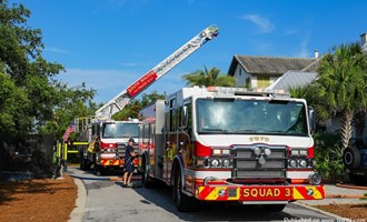 South Walton Firefighters Respond to Two Structure Fires in One Afternoon