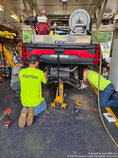 Colrain Firefighters Complete Annual Apparatus Maintenance