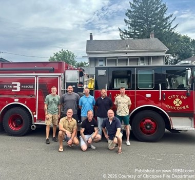 Chicopee Firefighters Marked 25 Years of Service