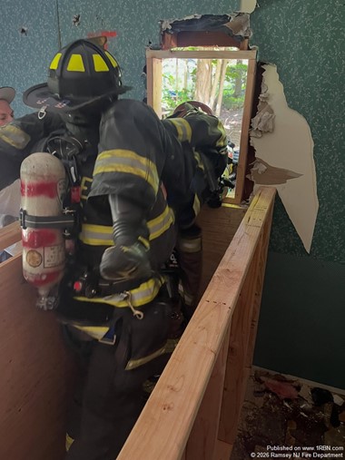Ramsey and Mahwah Firefighters Sharpen Rescue Skills During Intensive RIT Training
