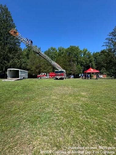 Alloway Fire Company Supports L.E.A.D.E.R.S. Camp at Camp Edge