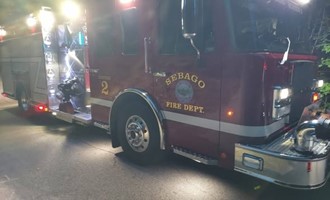 Motorcycle and Vehicle Crash in Sebago Leaves Two Seriously Injured
