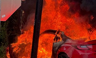 Regional Crews Worked Together at Vehicle Fire Scene
