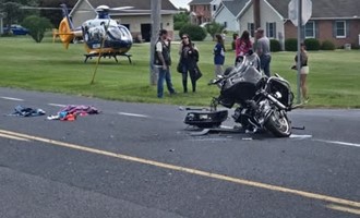 Hours-Long Traffic Control Effort Follows Serious Motorcycle Crash
