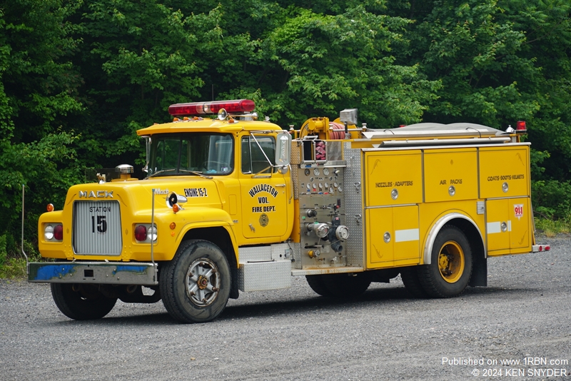 Engine 15-2 of the Wallaceton, Pa VFD