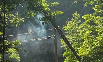 Bernardston Fire Department Assists at Tree on Wires Incident in Leyden