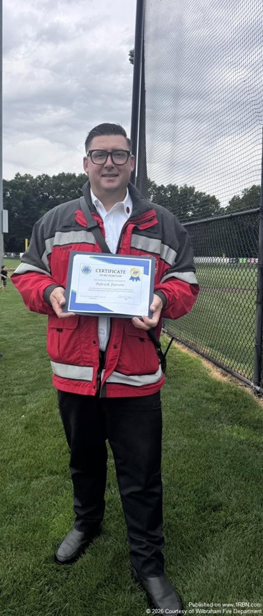 Wilbraham Captain Farrow Received MVP Award