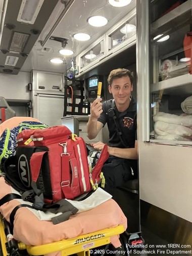 Southwick Added Another Certified Paramedic