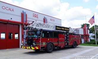 Ocala Fire Rescue Welcomes Ladder 3: A Groundbreaking Addition to Fleet