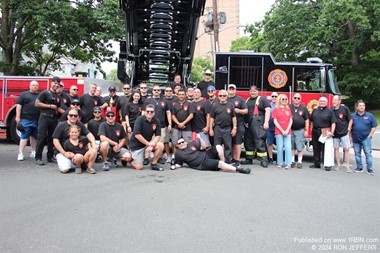 Members of the Cliffside Park Fire Department