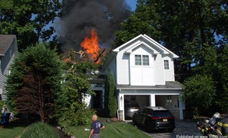 Tree Falls Into House Causing 2nd Alarm Fire In Tenafly