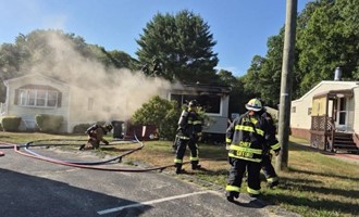 Mutual Aid Crews Contained Bundy Hill Structure Fire