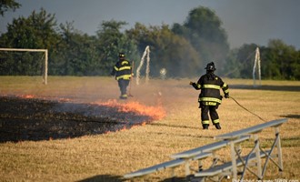Field Fire at Limerick Community Park