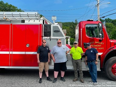Pawlet Fire Department Recognized New Engine-Tanker
