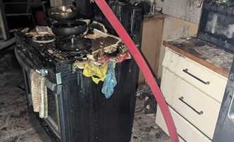 Kitchen Fire with Extension Contained in Sharpsburg