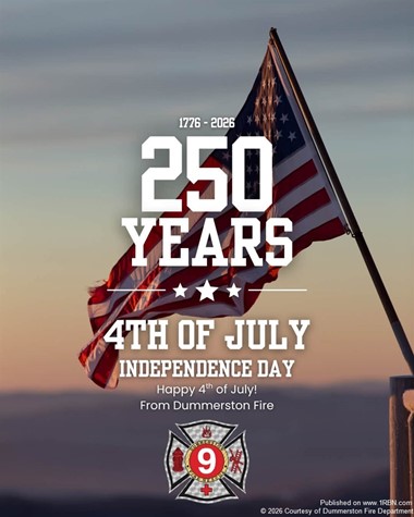 Dummerston Fire Department Celebrated Independence Day