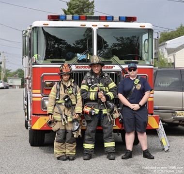Three town duty crew out on investigation