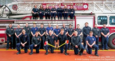 Hampden Firefighters Earned Fire Academy Certification