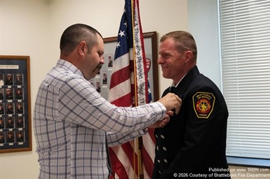 Brattleboro Fire Recognized Two Veteran Members