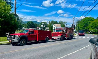 WPVFD Assists at Second-Alarm Structure Fire in Manchester