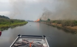 Crews Contain Remote Brush Fire in Potts Wildlife Management Area