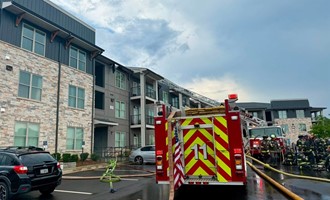 Rapid Fire Attack Limits Damage at Apartment Complex, Pet Rescued