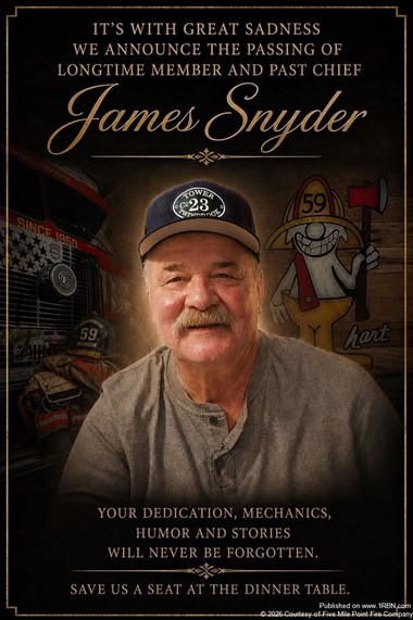 Fire Company Mourned the Loss of Former Chief