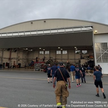 Fairfield Firefighters Train at Essex County Airport