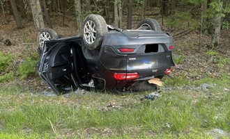 Crews Respond to Rollover Crash at Longwoods and Harris Roads