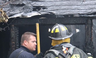 Firefighters Respond to Shed Fire