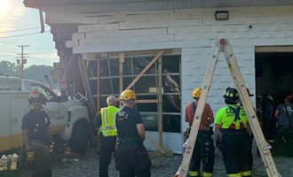Shaler Villa Fire Company Responded to Vehicle Into Building